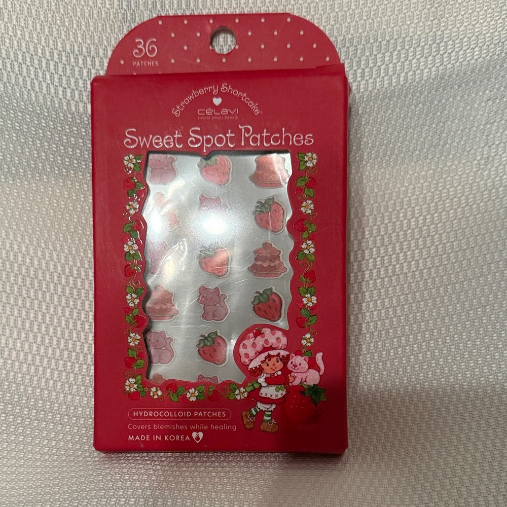 Celavi Strawberry Shortcake Sweet Spot Patches Hydrocolloid Blemish 36ct SS45543